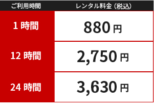 料金表